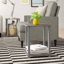 Atlantic furniture mission walnut wood end table. Console And End Table Sets Wayfair