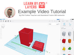 Последние твиты от tinkercad (@tinkercad). Sample Tinkercad Video Tutorial Learnbylayers