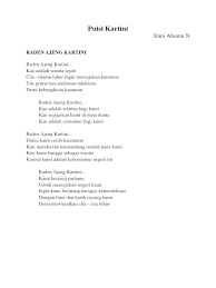 21 april 2021 12:15 diperbarui: Puisi Kartini