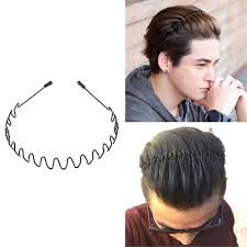 $6.99 ($6.99 / count) get fast, free shipping with amazon prime & free returns Amazon Com Mens Slicked Back Hair Band Outdoor Sports Fashion Pigtail Headband Never Paint Shedding Metal Head Buckle Clip For Mens Long Hair Braid And Other Hair Styles Big Wave Beauty