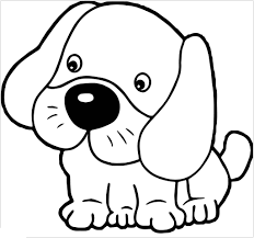 Puppy coloring page from anastasia category. Cute Puppy Coloring Pages To Print 101 Coloring
