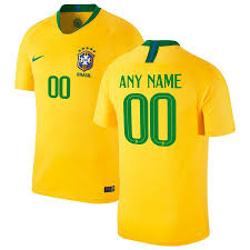 Black And Gold Nike Soccer Jersey Brazil Soccer Copa America Home Custom Jersey Gold 2019 2020 Canada Copaamerica Football Soccer Goldcup2019 Custom Jerseys Neymar Brazil Football Team