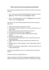 If (your/you're) putting it on your plate, you had better finish it. Spelling Rules Your And You Re Teaching Resources