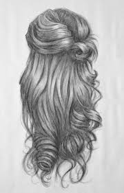 How To Draw Curls Pic Of Wavy And Curly Head Back Side How To Draw Hair Hair Sketch How To Draw Curls