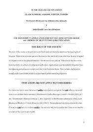 2) order 2008, where they remit 50% of the stamp duty, yes, they. Defendants Application For Strike Out Of Void Court Order John Love Academia Edu