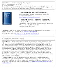 Four waves of increasingly deadly attacks have left most of earth in ruin. Pdf The Fifth Wave The New Tribalism 1