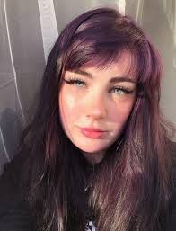 Best purple hair color ideas, including shades for blondes and brunettes and short and long hair, purple highlights, and deep plum hair inspiration to if you love your dark hair, you can try a deep violet tint like singer katy perry's all over. Dying Box Dyed Red Hair To Violet Pruple Hairdye