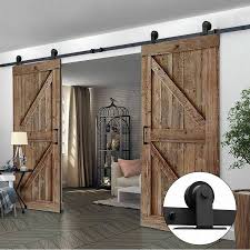 Maybe you would like to learn more about one of these? 3m Antique Classic Style Double Sliding Barn Door Hardware Track Roller Kit Crazy Sales