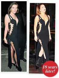 Hurley, 54, wore the dress to. Lady Gaga Wears The Iconic Versace Safety Pin Dress Instyle