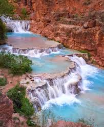 Beaver Falls Supai Arizona By King Roberto Beaver Falls Beautiful Waterfalls Waterfall