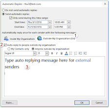 Then turn on automatic replies, write your message, and click save. How To Set Out Of Office Automatic Reply In Outlook