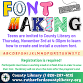 Teen Create-a-Font at County Library event image