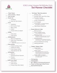 1st Birthday Party Planning Checklist Pin By Kathy Shin On Doljanchi Korean Birthday First Birthday Party Themes First Birthdays