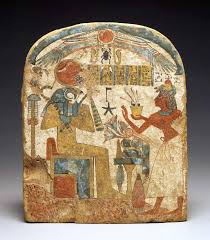 Egyptian Stela Depicting The Deceased Before Horus 18th Dynasty New Kingdom C The Fitzwilliam Museum C Ancient Egyptian Art Egyptian Art Ancient Egyptian