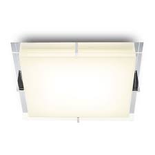 Lights Com Ceiling Flush Mount Lighting Atlas 16 Square Led Flush Mount Chrome