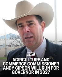 Commissioner Gipson announced his run