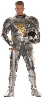 Mens Knight In Shining Armor Costume Ridders