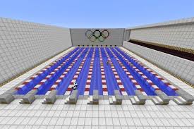Minecraft Olympic Sized Swimming Pool Minecraft Olympic Pool Sized Swimming Minecraft City Minecraft Blueprints Minecraft