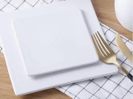 Wholesale Oem Nordic 5 Inch 7 Inch Square Flat White Porcelain Cheap Dinner Plate Cheap Dinner Plates Dinner Plates White Porcelain