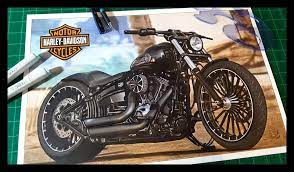 Motorcycle Art Commissions | Motorcycle Drawings | Bike Art | Automotive Art