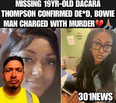 DC Mientras siendo arrestado por asesinato de la joven de 19 años Dacara Thompson