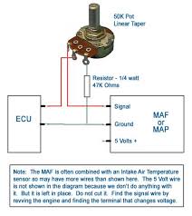If the voltage is not the same at the computer as it was at the sensor, repair the wire. A Simple Map Maf Enhancer