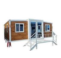 Modern Folding Container House Prefabricated Modular Home Portable Tiny  Prefab House Mobile Home with Two Bedroom Kitchen Bathroom