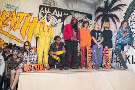The the newest and best clothing brands for snowboarding, skateboarding, streetwear brands, & footwear brands. A Ap Rocky A Ap Bari Launch Vlone Pop Up In Downtown La With An Off White Collaboration Vlone Clothing Best Streetwear Brands Street Wear