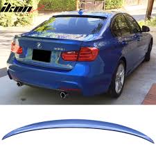 Check spelling or type a new query. Ikon Motorsports Compatible With 12 18 Bmw F30 Sedan Performance Trunk Spoiler Paint B45 Estoril Blue Metallic Walmart Com Walmart Com