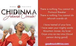 The song was produced by eezee tee while the video was directed by avalon okpe. Chidinma Jehovah Overdo Lyrics How To Sing It Lyrics Video 2021