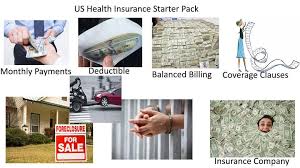 Health insurance policies cover the cost of medical treatments. Us Health Insurance Starter Pack R Starterpacks Starter Packs Know Your Meme