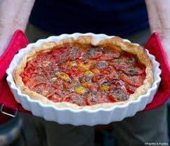 Tarte A La Tomate Et Au Mascarpone Recette Tarte Tomate Recette Mascarpone Recettes De Cuisine