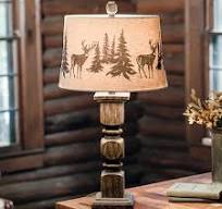 Deer Forest Table Lamp - SALE