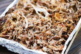 Carefully transfer to a board, then skim all but 2 tablespoons of excess fat from the tray into a jar, and. Best Ever Pulled Pork Sandwich Recipe Pork Butt Roast Yummy Healthy Easy