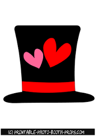 Valentine Hat Prop Valentine Photo Props Valentine Hats Valentines Printables Free