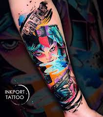 She also has an fbi crime statistics tattoo. Ghost In The Shell Inkport Tattoo Moscow Facebook
