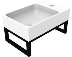 Waschtisch aus holz selber bauen so wird s gemacht. Waschtisch Set Allibert Iron 40 Cm Weiss Mit Wandhalterung Schwarz Bei Hornbach Kaufen