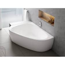 Vorwand badewanne halb freistehende badewanne acryl 170 x 83 cm click clack crea. Freistehende Badewanne Asymmetrisch 40 Moderne Und Schicke Eckbadewannen Archzine Net Die 11 Besten Freistehenden Badewannen Im Vergleich Trends Worldwide Twitter