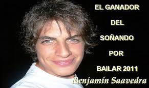 Benjamín Saavedra el genuino ganador del SXB 2011: BENJAMÍN SAAVEDRA EL  GENUINO GANADOR DE SOÑANDO POR BAILAR 2011, NOS CUENTA EN SU BLOGSPOT...