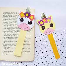 Mostly the bookmarks are tall rectangles. Unicorn Crafts For Kids Make This Fun Bookmark My Nourished Home