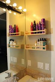 2 Hang Spice Racks To Organize Your Hair Products And Lotions Home Diy Ikea Spice Rack Home Projects