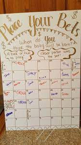 Diy Baby Shower Game Place Your Bets Game Board Baby Shower Games Unique Baby Shower Fun Diy Baby Shower Games
