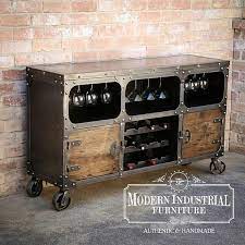 Storage kitchen island for kitchen storage and organization. Moderno Armario Industrial Almacenamiento De Mueble Bar Modern Industrial Furniture Industrial Decor Kitchen Industrial Livingroom