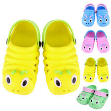 Us 2 76 35 Off Baby Boys Girls Sandals Baby Summer Beach Shoes Plastic Caterpillar Baby Sandal Newborn Baby Shoes Waterproof Breathable Sandals In