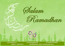 Aku berharap kamu dan keluarga dilindungi dan di berkati oleh allah. Kanwork Selamat Menyambut Ramadhan Al Mubarak