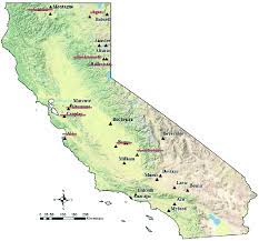 Maybe you would like to learn more about one of these? Topographic Map Of The State Of California U S A Plotted On The Map Download Scientific Diagram
