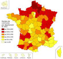 Nombre d'annonces durée de parution. Nombre De Communes En France Wikipedia