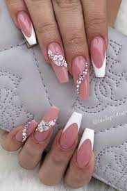9 Stunning Modern French Manicure Ideas Stylish Belles Wedding Acrylic Nails Mauve Nails Stylish Nails Art