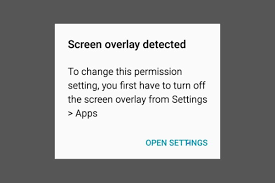 Disabling the overlay completely is very straightforward. How To Turn Off Screen Overlay Detected In Android 2019