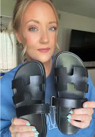 Kaya Black Leather Sandal Steve Madden